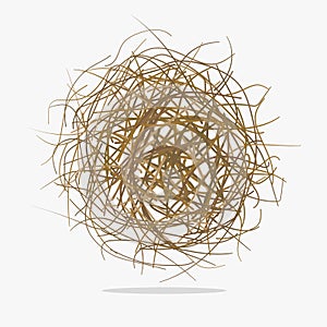 Tumbleweed vector western plant .