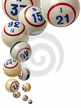 Tumbling Bingo Balls photo