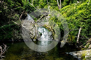 Tumbling Waters Trail in Delaware Water Gap NRA in Pennsylvania