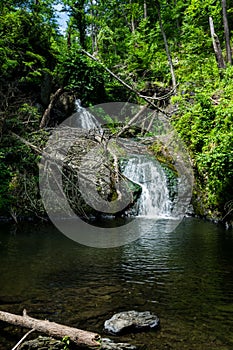 Tumbling Waters Trail in Delaware Water Gap NRA in Pennsylvania