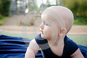 Tummy Time Outside