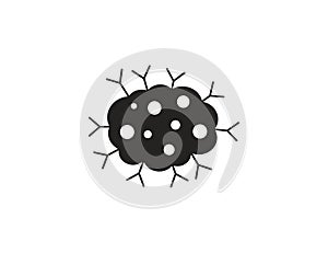 Tumor, Cancer disease icon. Vector illustration.