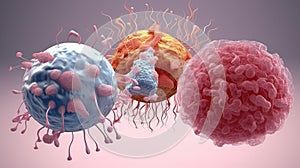 Tumor suppressor mutations: Illustrations showcase mutations in tumor suppressor genes, which normally inhibit tumor formation and