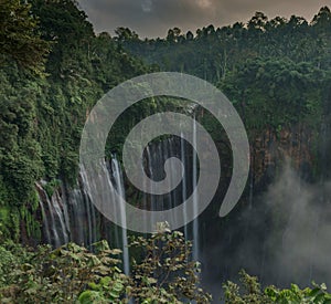 Tumpak Sewu Thousand Waterfall Malang Lumajang East Java Indonesia photo