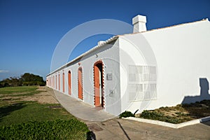 Tuna and anchors museum in Praia do Barril beach in the Ria Formosa natural park in Luz de Tavira photo