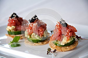 Tuna appetizer