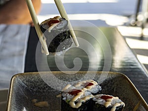 A tuna makis photo