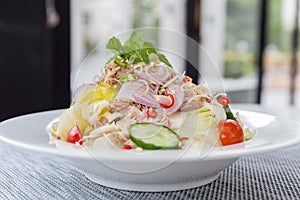 Tuna Salad with Fresh Vegetable