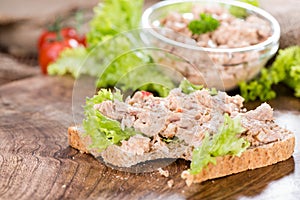 Tuna salad sandwich