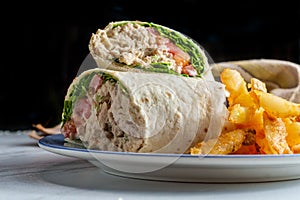 Tuna Salad Wrap Sandwich