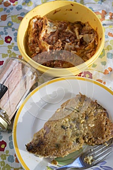 Tuna steak crumbed and fried