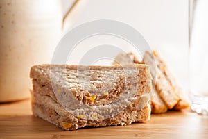 Tuna Sweetcorn Mayonnaise Sandwich photo