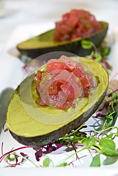 Tuna tartare photo