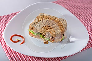Tuna toasted sandwich