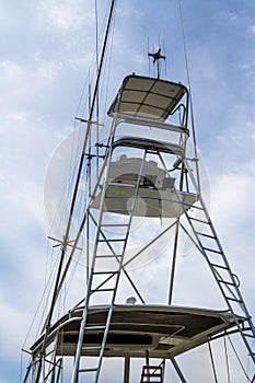 Tuna Tower of Sport Fishing Boat