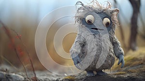Tundra: A Felt Stop-motion Monster In Cinema4d photo