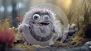 Tundra: A Quirky Felt Stop-motion Monster In Cinema4d photo