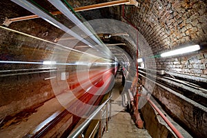 Tunel Metro System in Istanbul photo