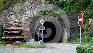 Tunel and road