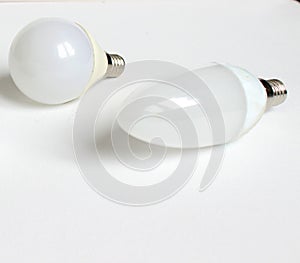 tungsten bulb, fluorescent bulb and LED bulb. revolution of three generation Light bulb. evolution of energy saver bulb