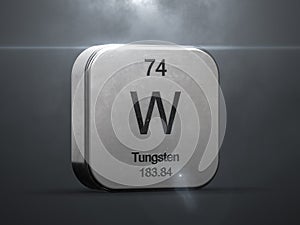 Tungsten element from the periodic table