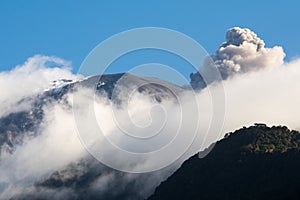 Tungurahua volcano, Ecuador photo