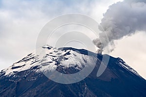 Tungurahua volcano, Ecuador photo