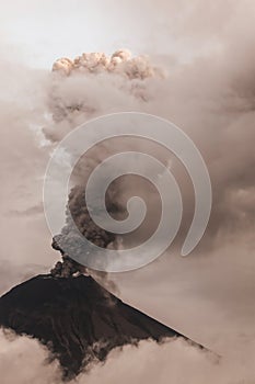 Tungurahua Volcano, Intense Strombolian Activity