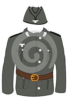 Tunic of the german military great domestic war