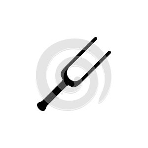 tuning fork icon. Element of simple music icon for mobile concept and web apps. Isolated tuning fork icon can be used for web and