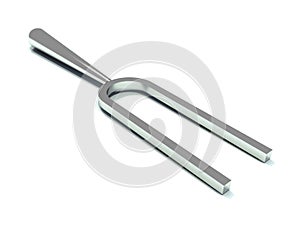 Tuning fork from steel