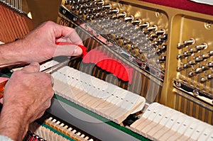 Tuning the piano