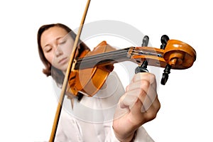 Tuning violin