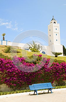 Tunisia Africa Sidi Bou Said mosque photo