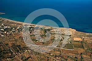 the Tunisian coast