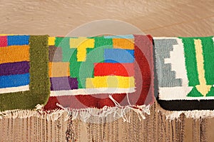 Tunisian colorful carpets