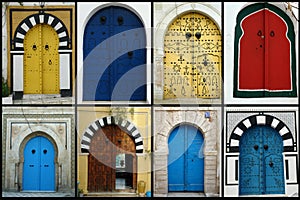 Tunisian doors