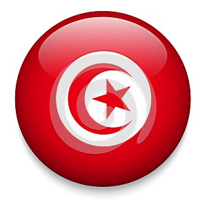 TUNISIAN flag button