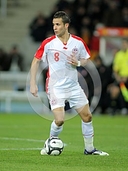Tunisian player Khaled Korbi