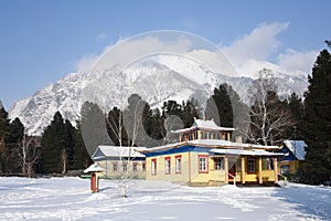 Tunkinskaya valley. Buryat datsans. February 2018
