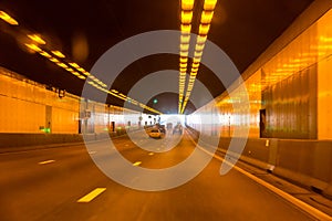 Tunnel on the autobahn.