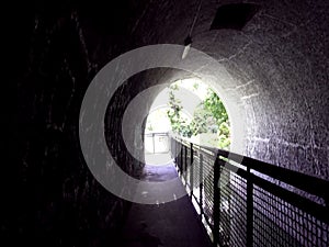 Tunnel in Berlin Slow Motion Footage Video.