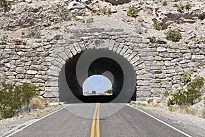 Tunnel in Big Bend National Park