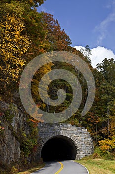 Tunnel on the Blue Ridge Parkway