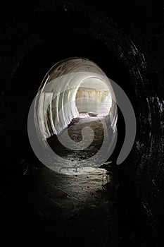 Tunnel in a bunker