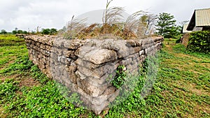 Tunnel And Defense Fortification of US Army In Ta Con Airport Relics, Vietnam.