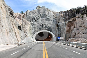 Tunnel in front photo