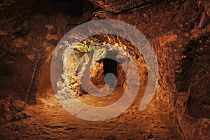 Tunnel of the Kaymakli-Derinkuyu Underground City