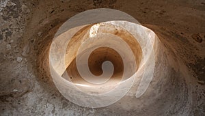 Tunnel of Light: Abstract Architectural Interior