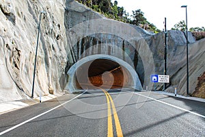 Tunnel light and signaling photo